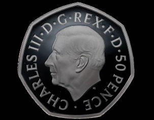 В обращение поступила первая монета с изображением Карла III